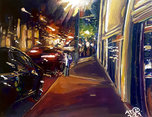 A Night Walk Downtown